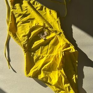 Camila Coelho Bright Yellow Swimsuit